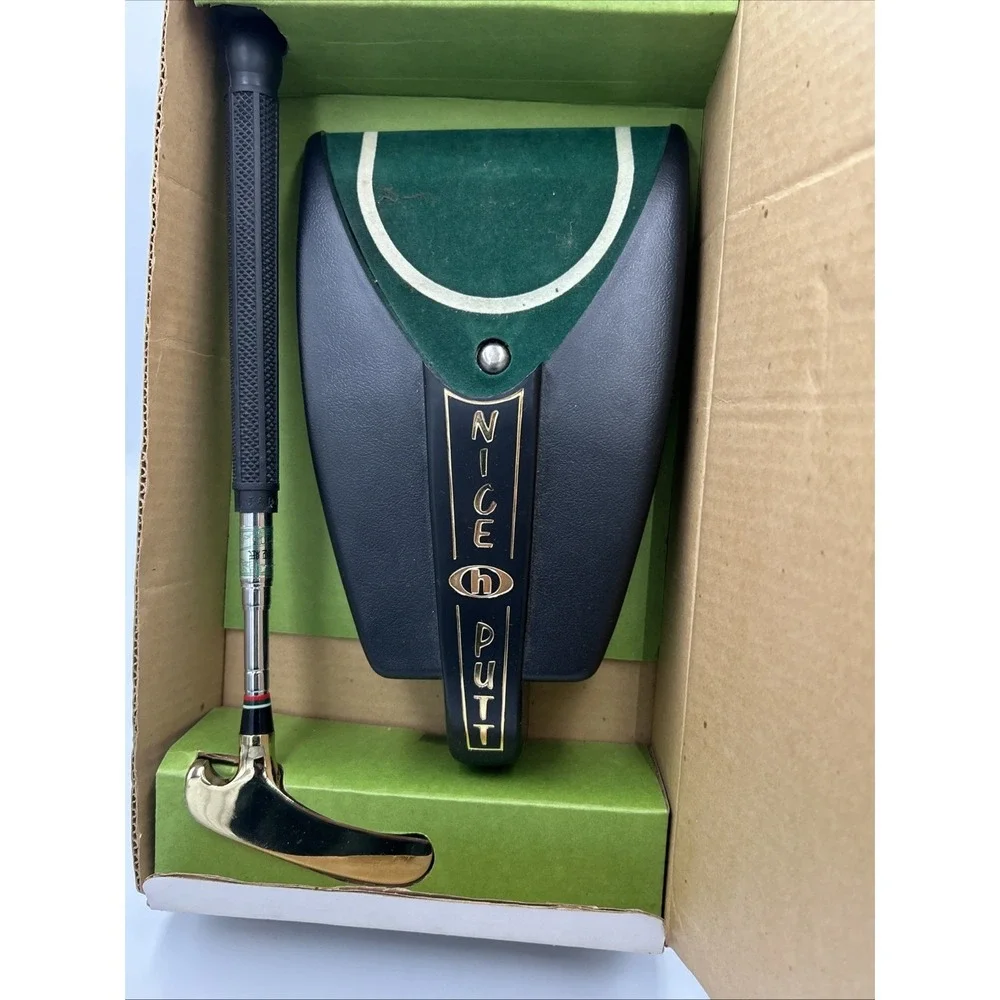 Vintage Automatic Cordless Electric Putting Set Telescopic Putter Japan NIB GOLF